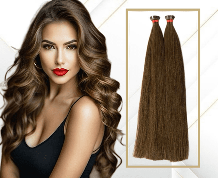 Extensii Cheratina Par Slavic #5 Saten Natural Mediu