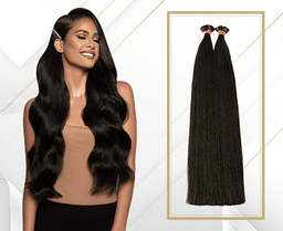 Extensii Cheratina Par Slavic #1B Negru Natural