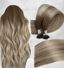 Extensii cheratina Diamond Balayage #9/Light Grey