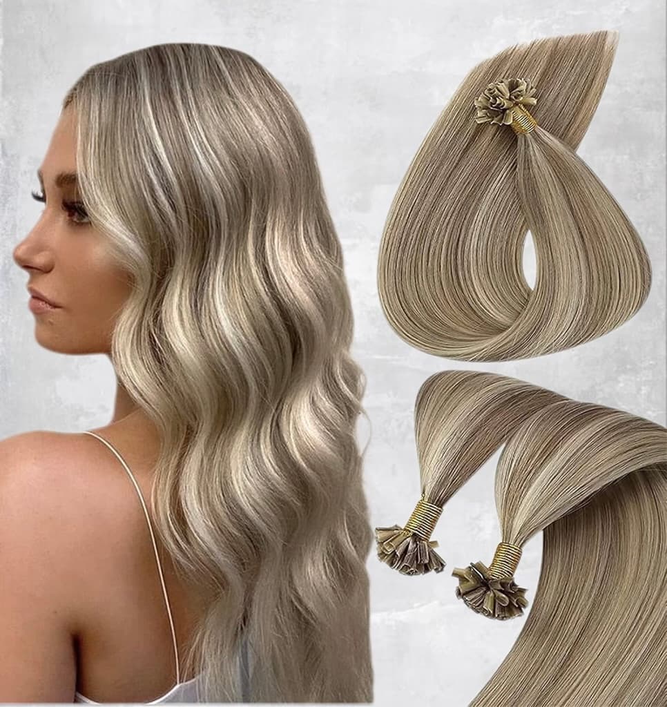 Extensii cheratina Luxe Balayage #9A/#60