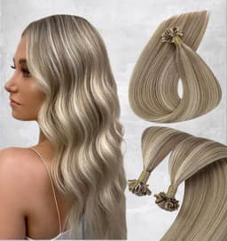 Extensii cheratina Luxe Balayage #9A/#60