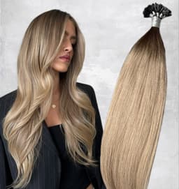 Extensii Cheratina Black Collection Ombre #4/#20