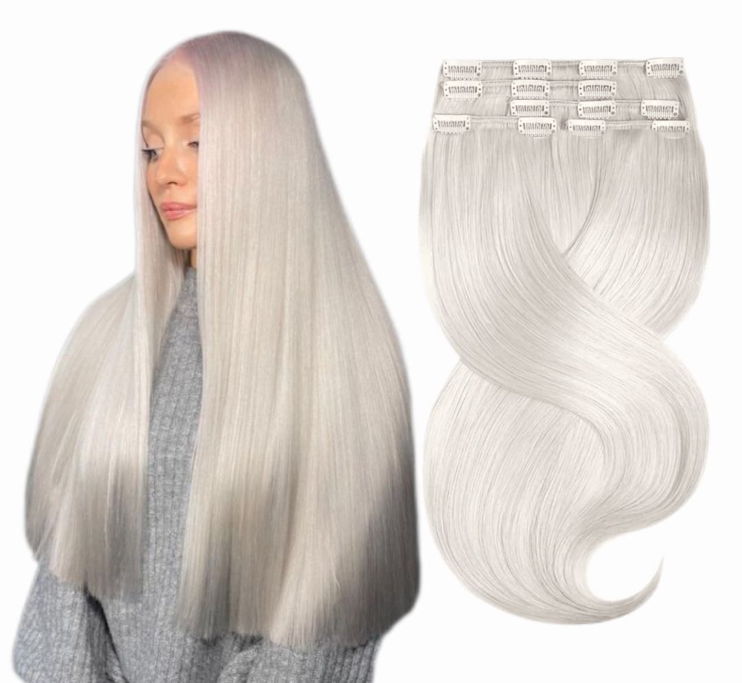 Clip On Luxe Drept Black Collection Light Grey