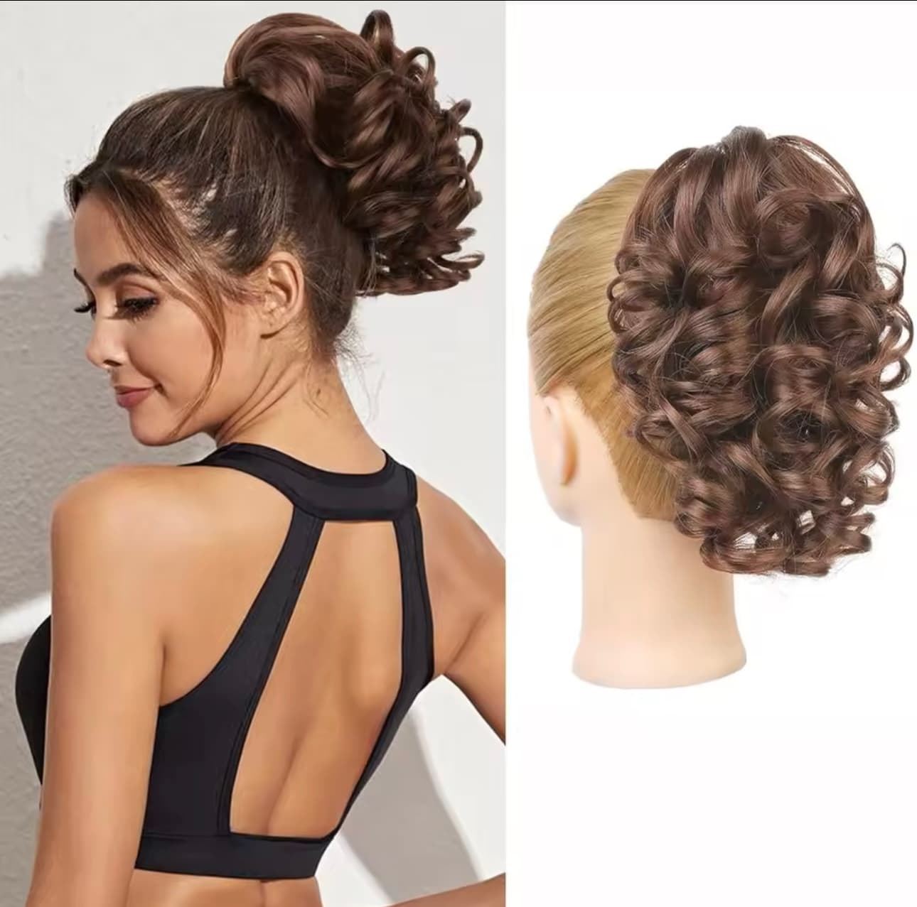 Cozi de Volum Ondulate Saten Natural