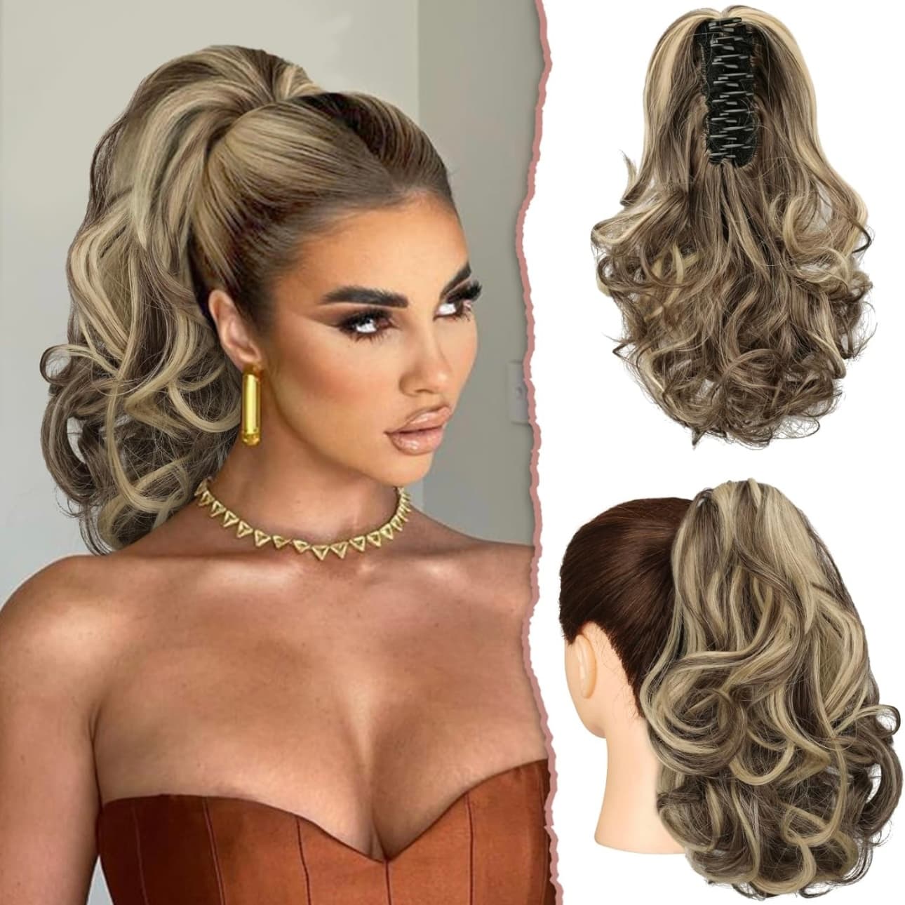 Cozi de Volum Ondulate Balayage #2/#60