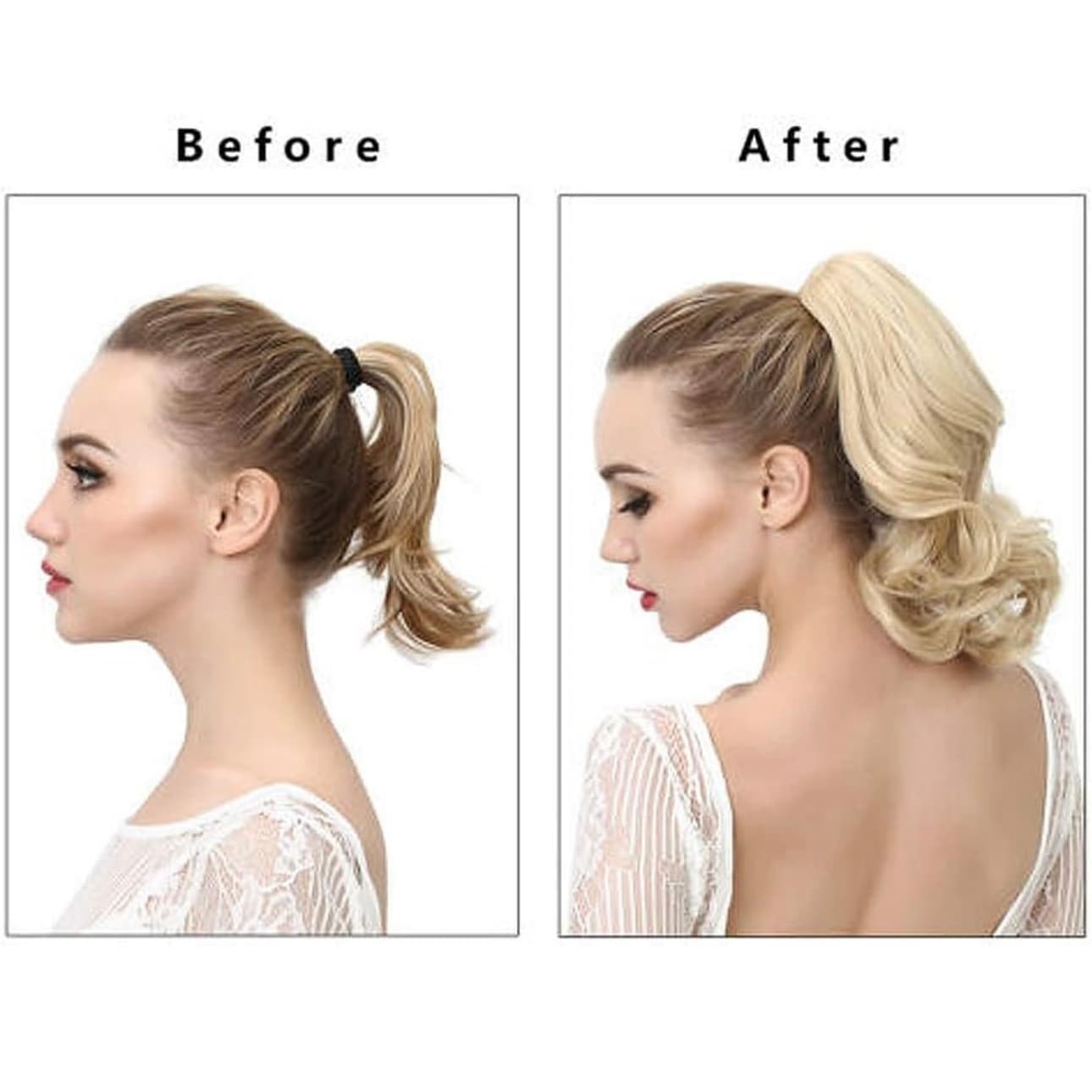 Cozi de Volum Ondulate Saten Violet