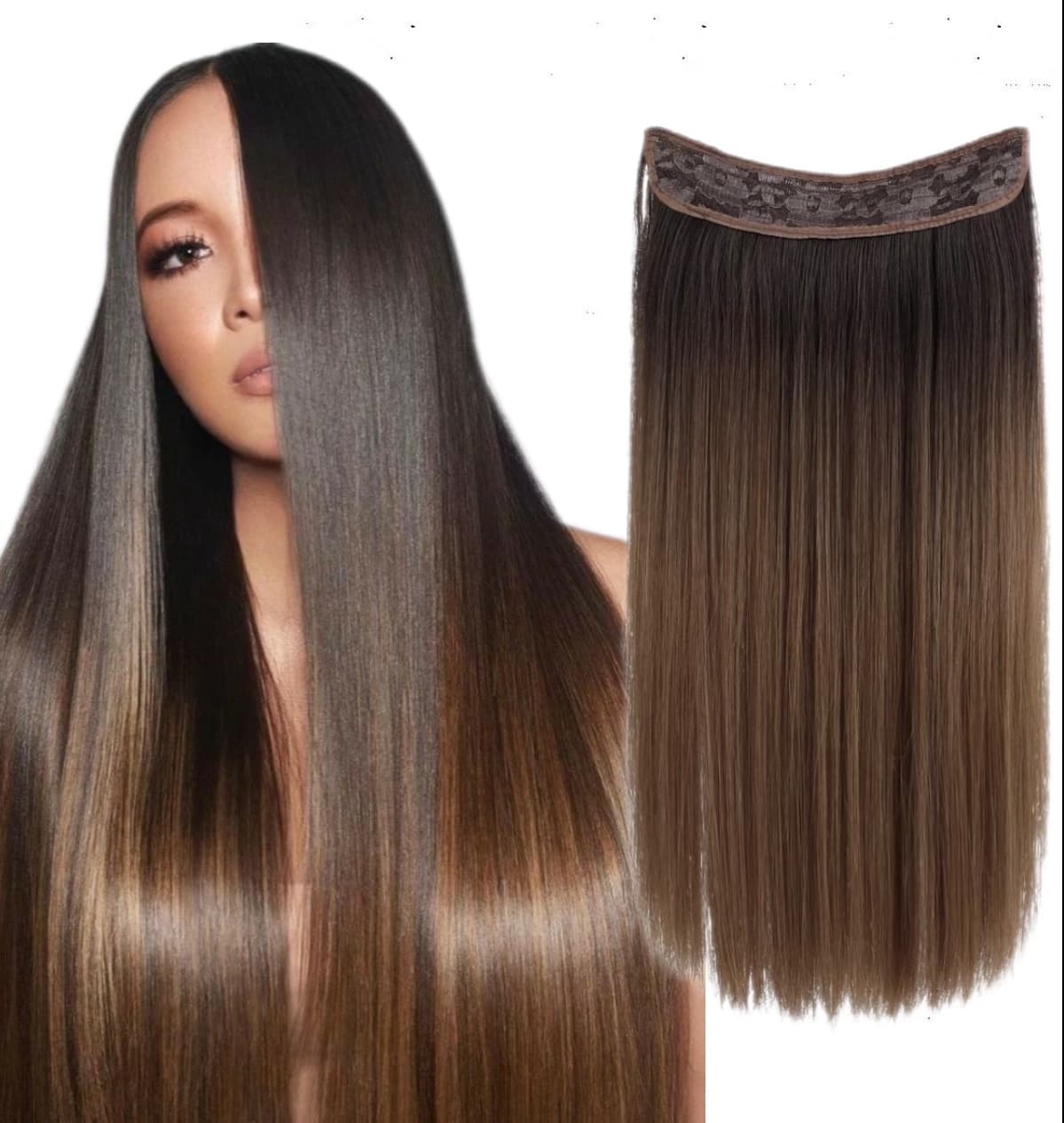 Extensii de Par Flip IN Ombre #1B #7