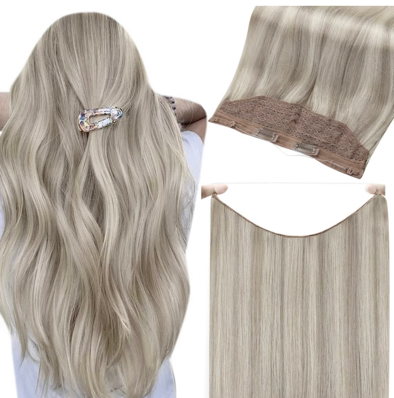 Extensii de Par Flip IN Balayage #19/ Silver