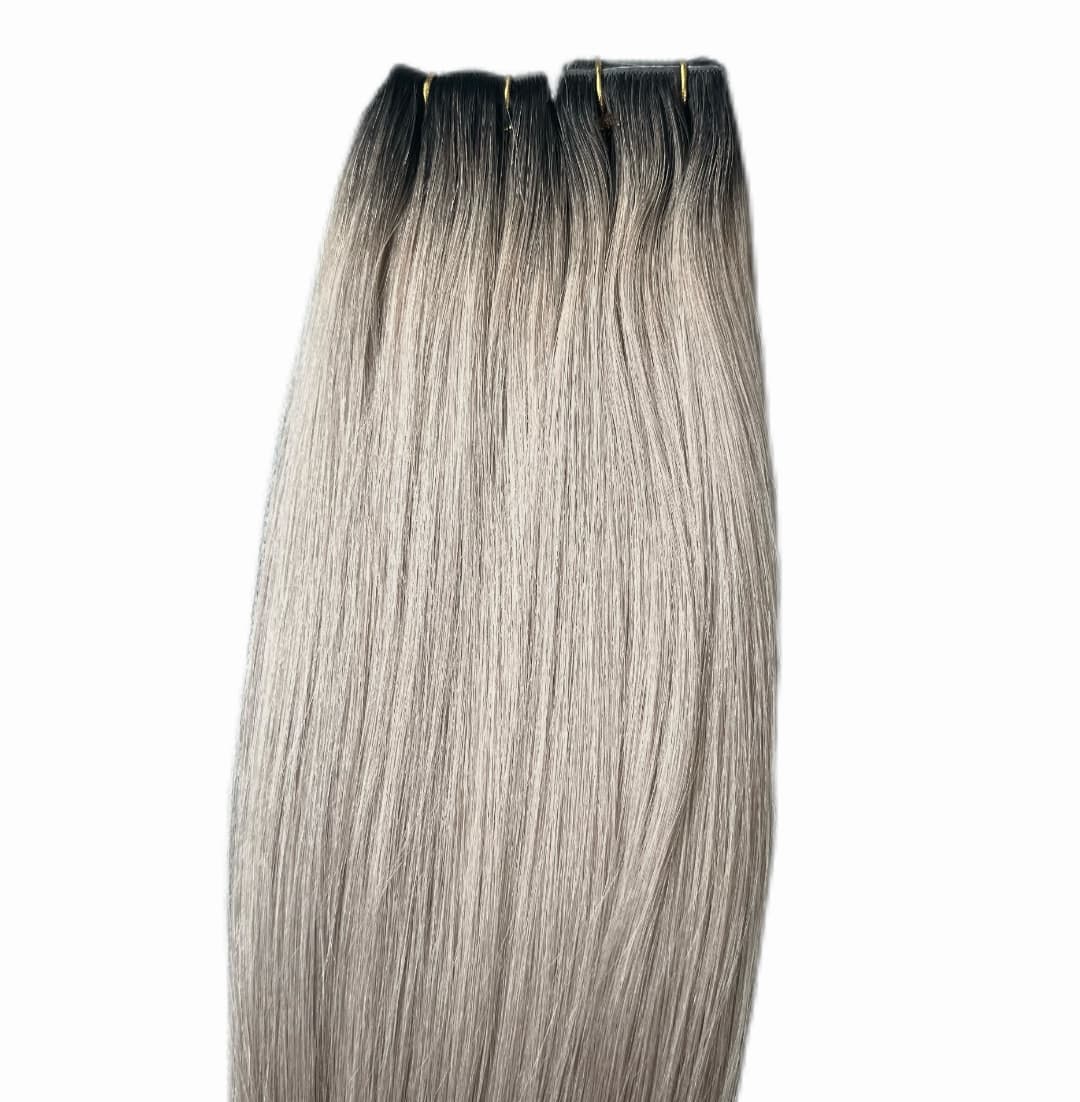 Extensii Invisible Tape Ombre #1/ Silver