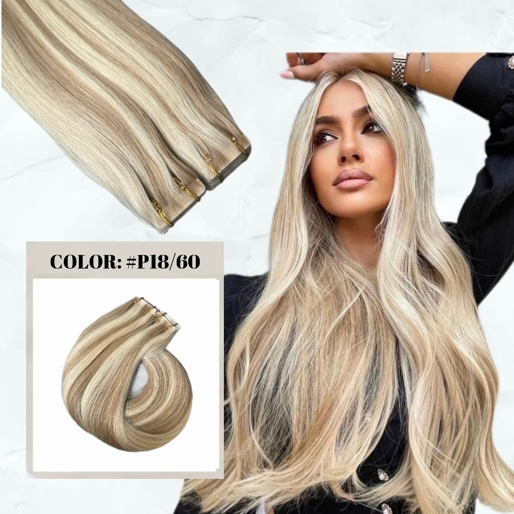 Extensii Invisible Tape Balayage #18/#60