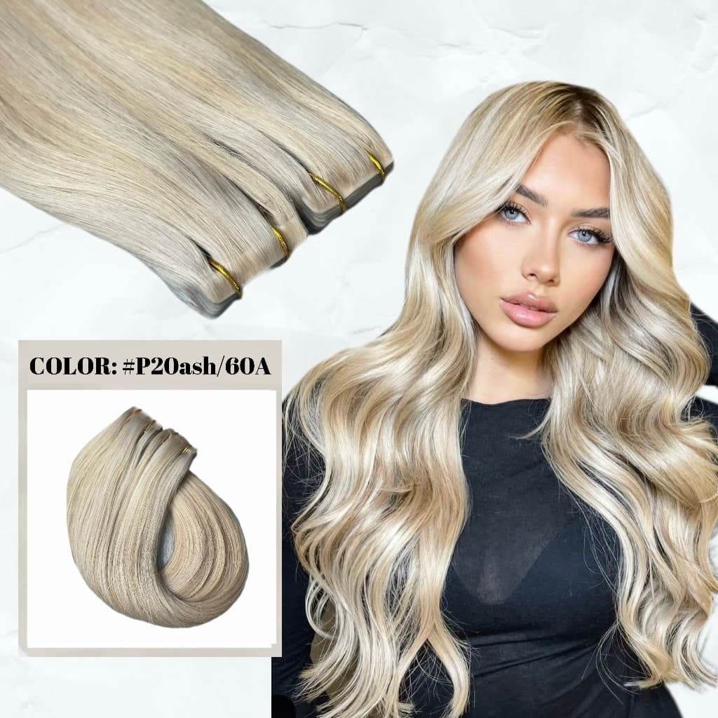 Extensii Invisible Tape Balayage #20 ASH/#60A
