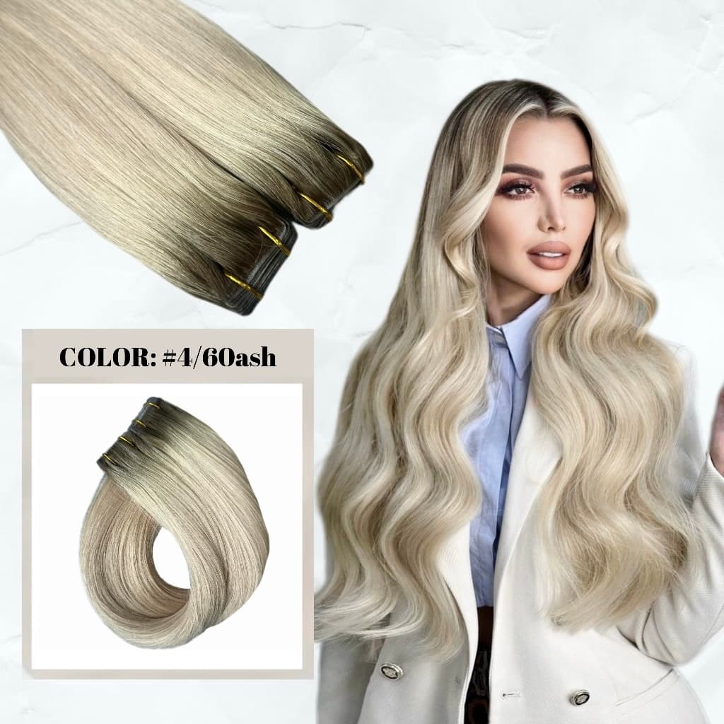 Extensii Invisible Tape Ombre #4/ #60ASH