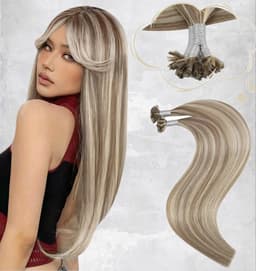 Extensii cheratina Luxe Balayage #9A/ #60