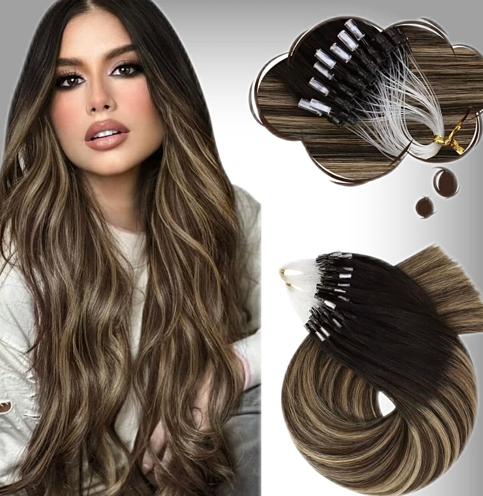 Extensii Microring Luxe Balayage #1B/ #7