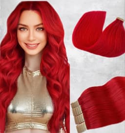 Extensii Tape In Red