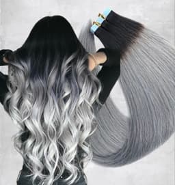 Extensii Tape In Ombre 1B Grey