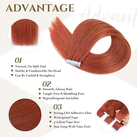 Extensii Tape In White Platinum #33