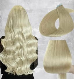 Extensii Tape In White Platinum #8E