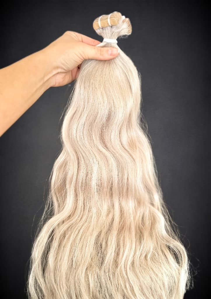 Extensii Tape-in SLAVIC Hair Blond Deschis