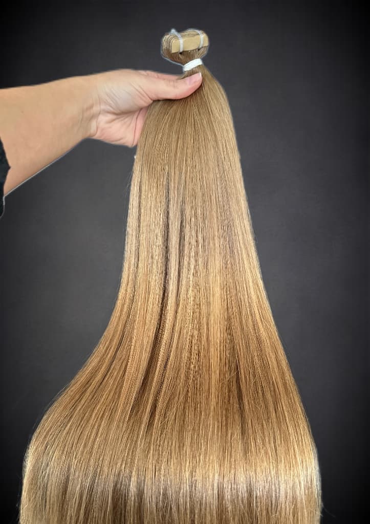 Extensii Tape-in SLAVIC Hair Saten Frappe