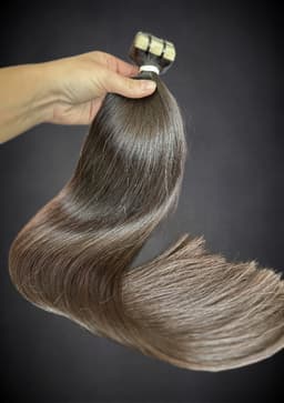Extensii Tape-in SLAVIC Hair Saten Natural Inchis