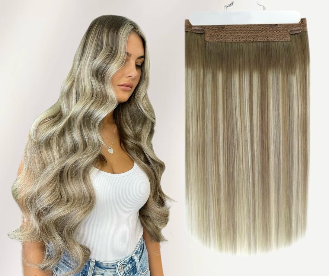 Coada de Par cu Dubla Intrebuintare Balayage #8/ Silver