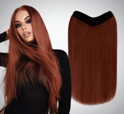 Trese de Par Natural V-Shape Luxe #33