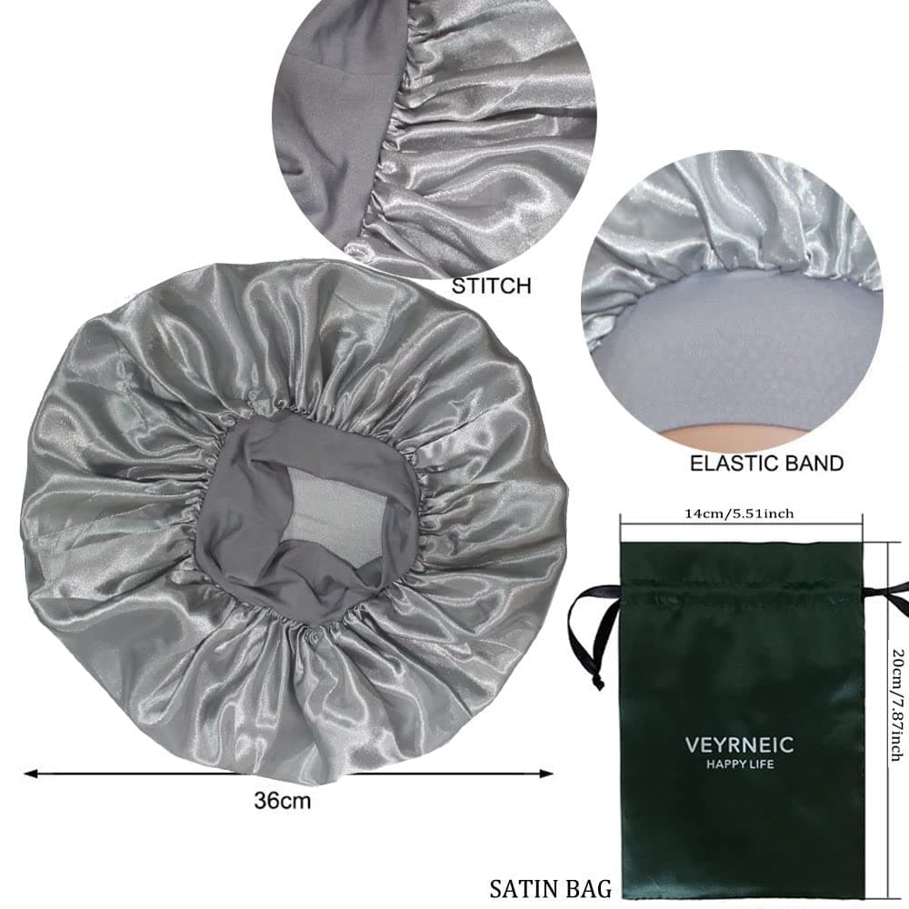 Boneta de satin pentru protectia parului