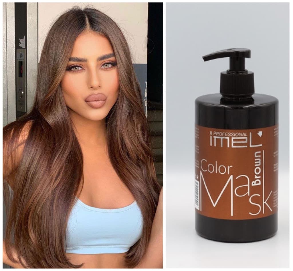 Masca nuantatoare Imel Professional Brown 500ml