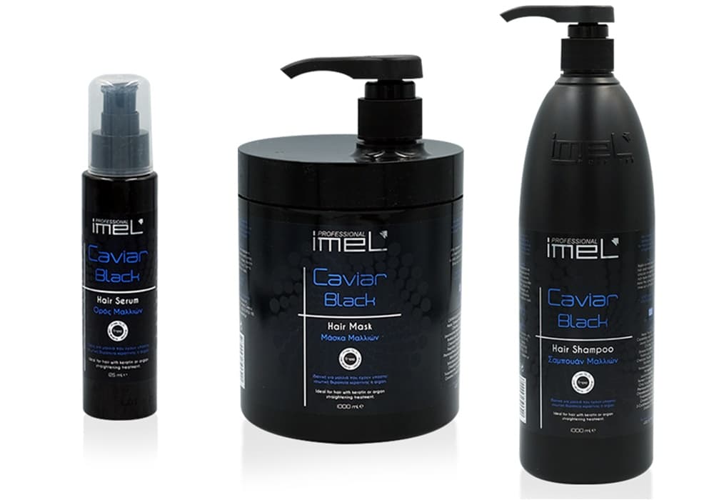 Set profesional Ingrijire BLACK CAVIAR ( recomandat dupa tratamentele de indreptare cu keratina)