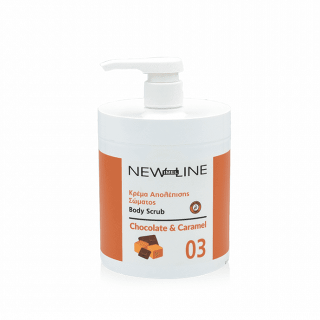 New Line Choco - Crema Exfolianta pentru Corp Caramel 1000ml
