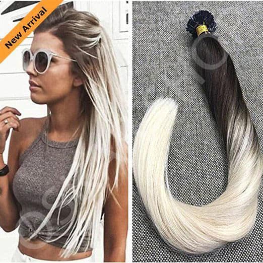 Extensii cheratina Luxe Ombre #1b #100