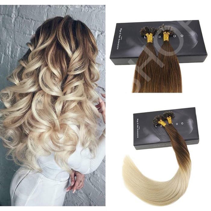 Extensii cheratina Luxe Ombre #5 #60