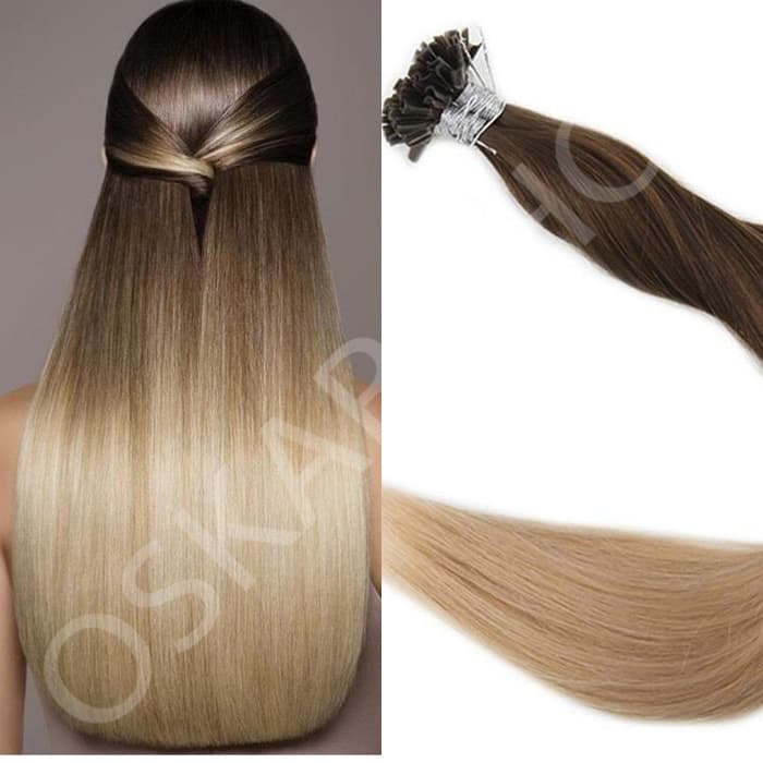 Extensii cheratina Luxe Ombre #6 #18