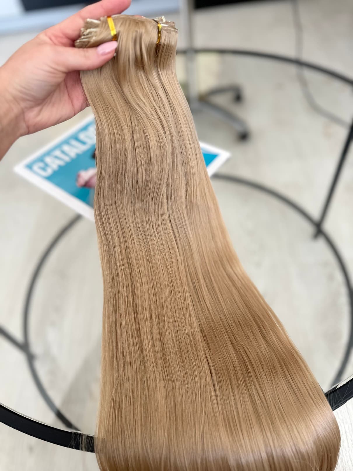 Clip-On Drept Sintetic 14#