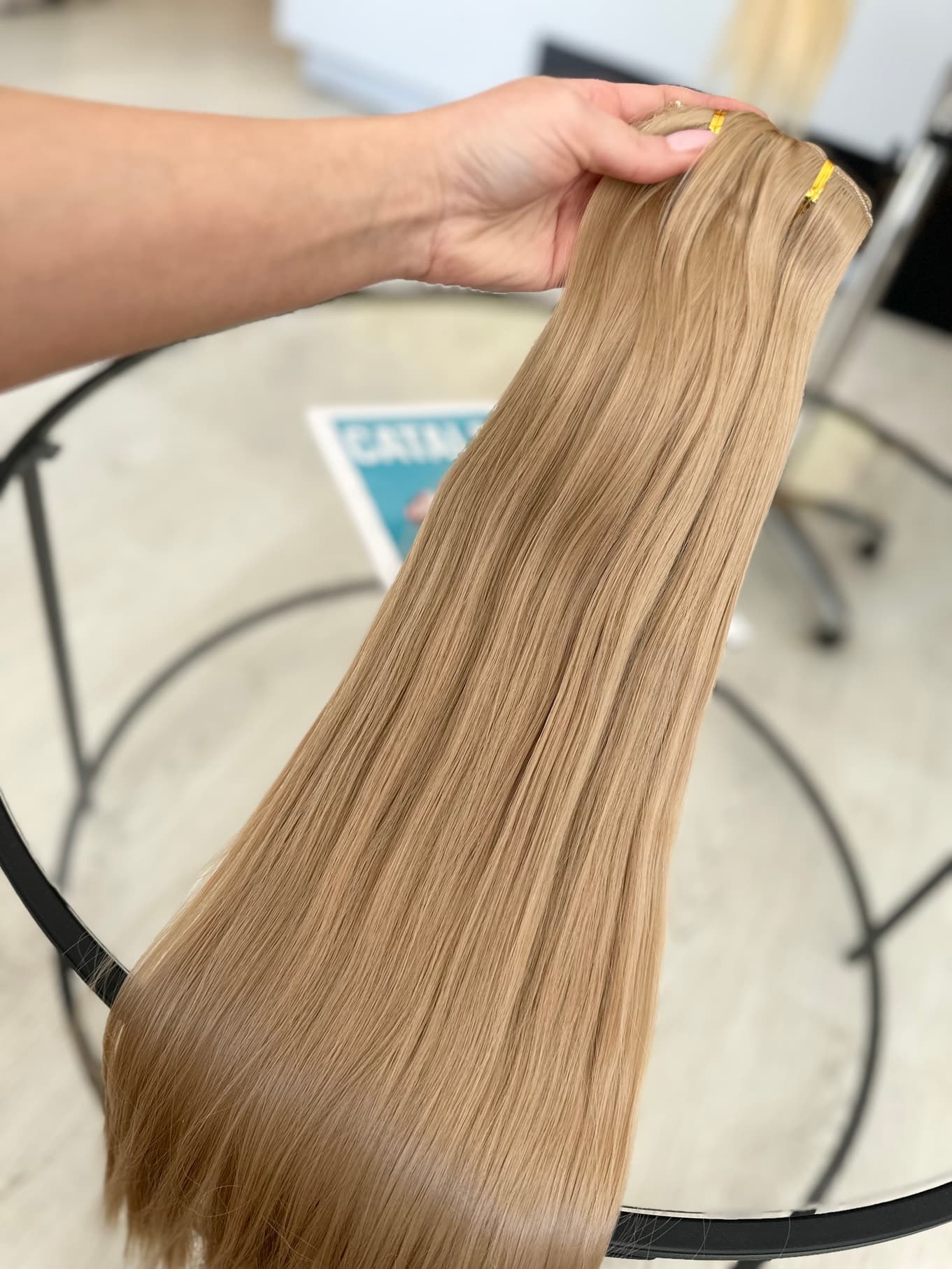 Clip-On Drept Sintetic 14#