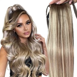 Coada de Par cu Bentita Luxe Balayage #8/Silver