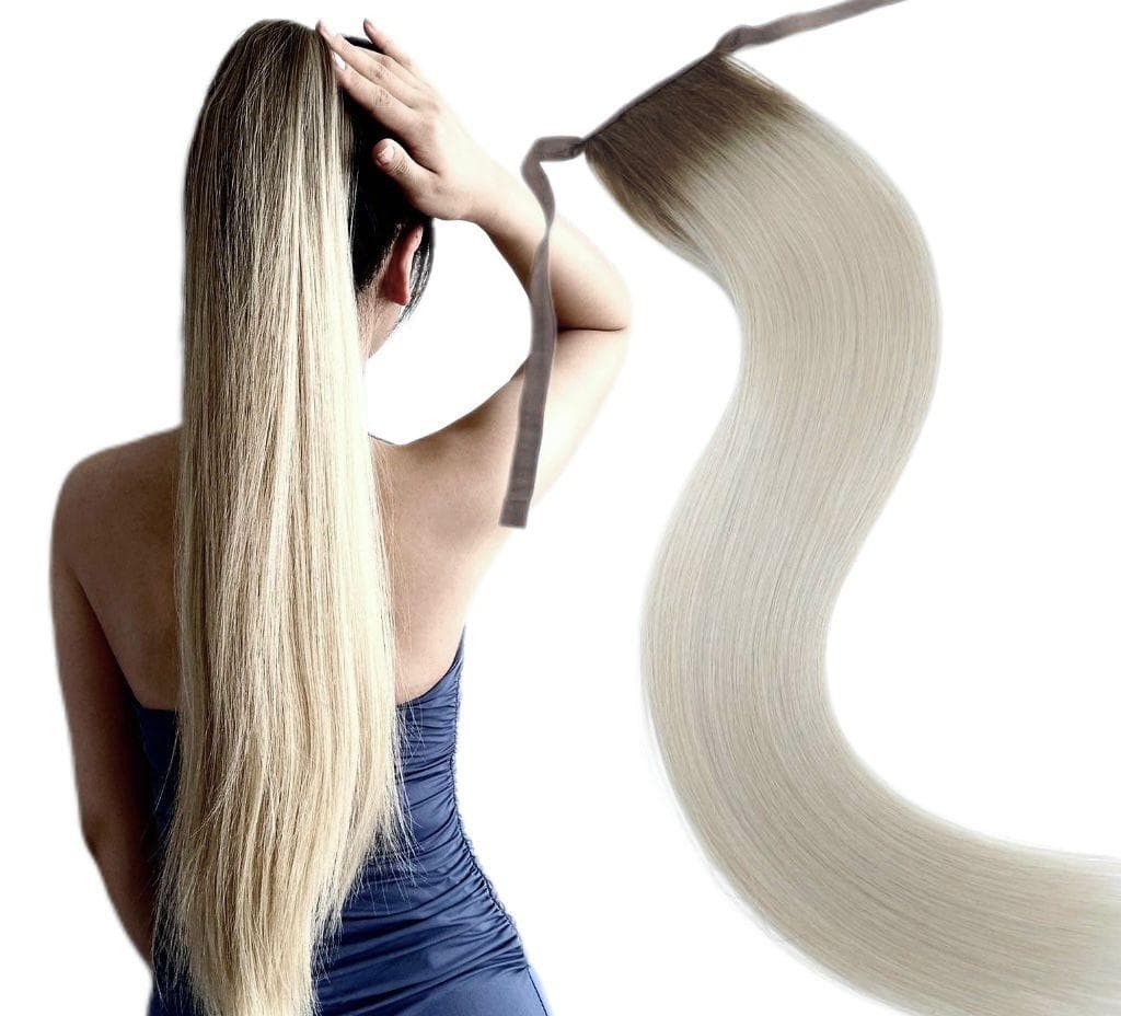 Coada de Par cu Bentita Luxe Ombre #7/Silver