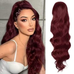 Coada cu Snur #Burgundy II 70 cm