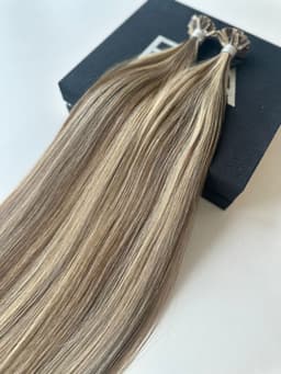 Extensii MICRO KERATINA Russian Hair Balayage #4/#14