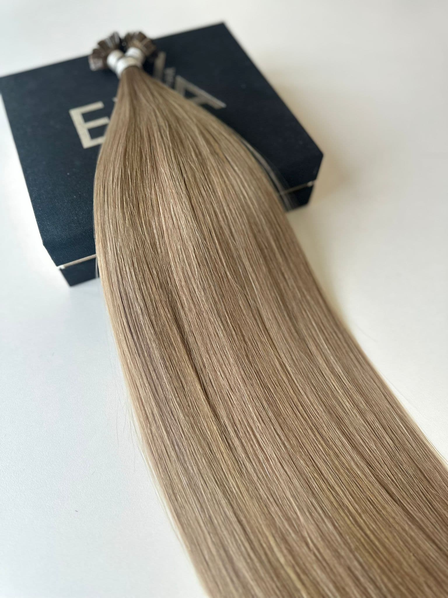 Extensii MICRO KERATINA Russian Hair Balayage #4/8/18