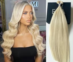 Extensii MICRO KERATINA Russian Hair Blond Deschis #60