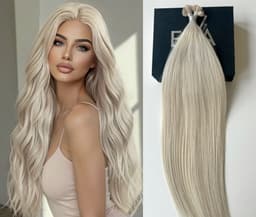 Extensii MICRO KERATINA Russian Hair Silver