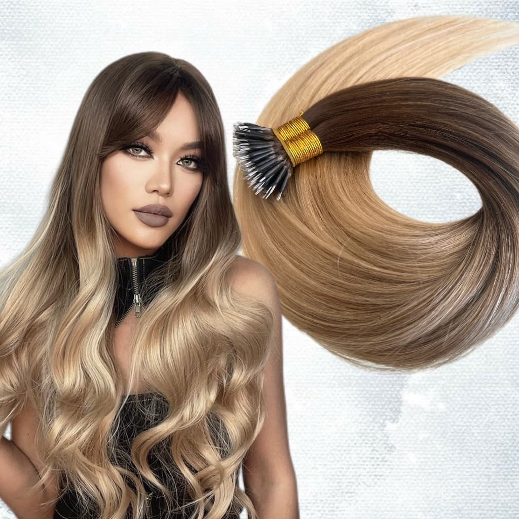 Extensii Nanoring Luxe Ombre #4A/ #20