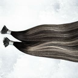 Extensii Nanoring Balayage #1B/ Grey/ #1B