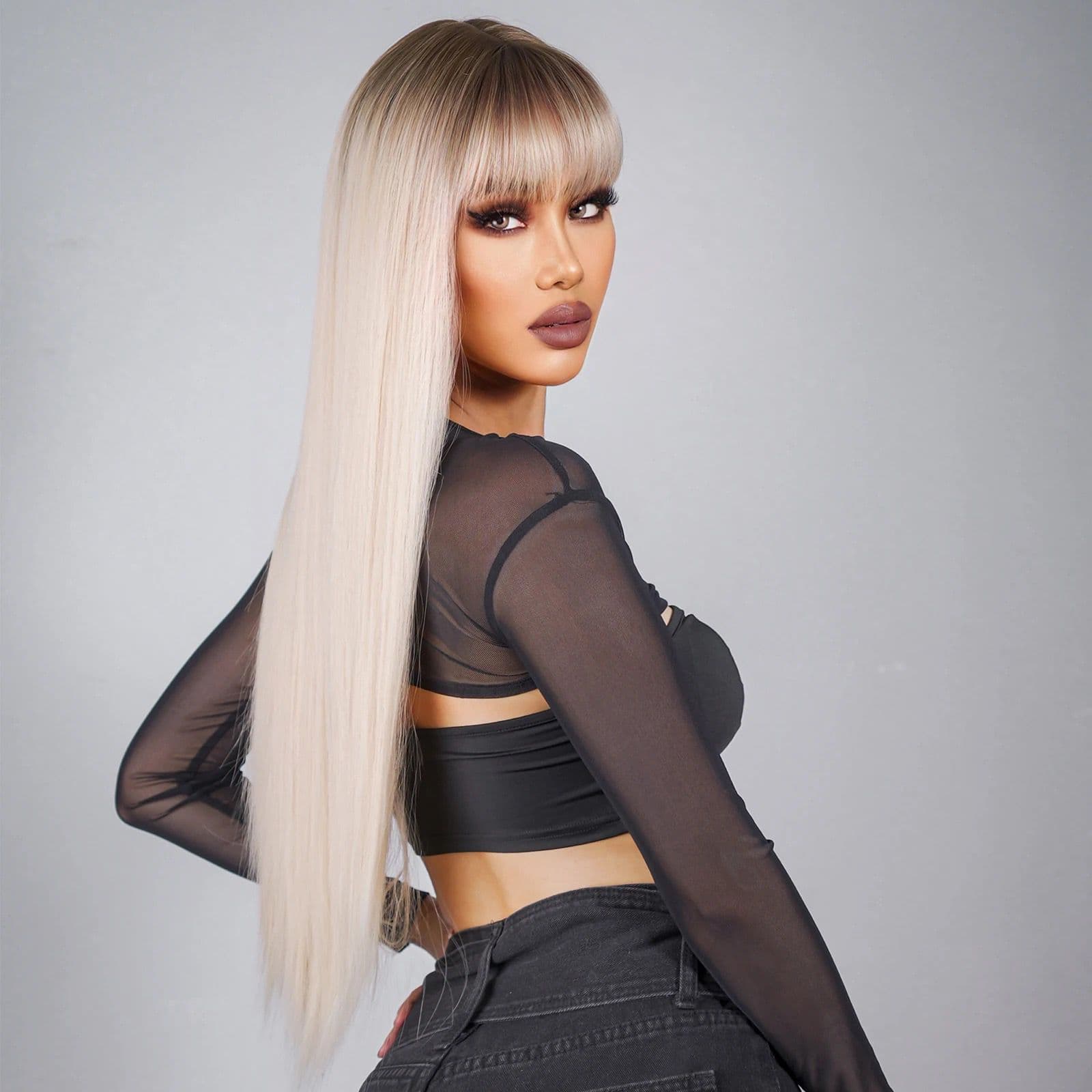 Peruca Lara cu Breton