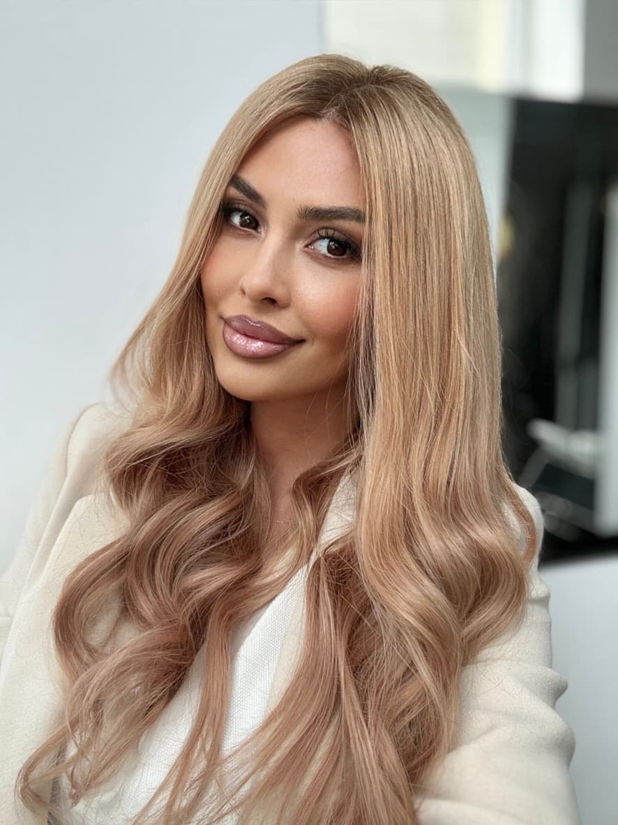 Peruca Honey Blonde
