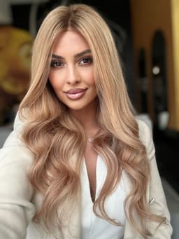 Peruca Honey Blonde