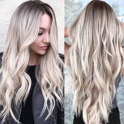 Peruca par natural Baby Grey 55cm - Full Lace