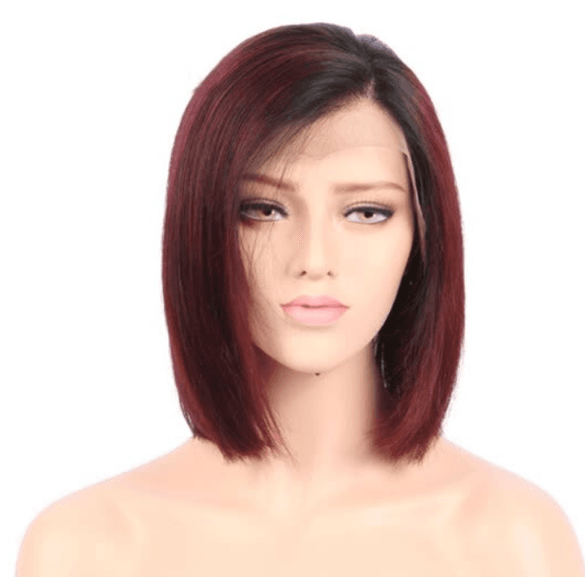 Peruca bobo balayage 1b/ burgundy